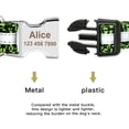 thumbnail image 5 of Pet Artist Reflective Personalized Dog Collar Custom Name Phone Number Address Customized Engraved, 5 of 10