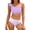 AB26 Light Purple, variant on Tisuna Girls Two Piece Swimsuit Child Solid Color Tankini Tops And Striped Print Bottoms Set Lightweight Leisure Little Youth Girls Beach Pool Bathing Suit Black Size 9-10 Years