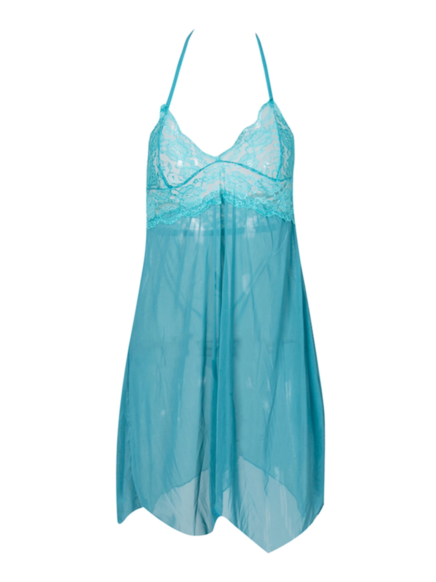 ZAXARRA Sexy Women Nightwear Sleepwear Babydoll Chemise Dress Pajamas