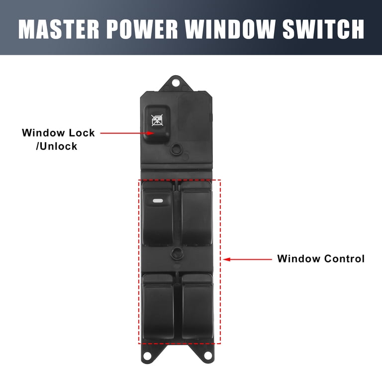 MR587942 Front Left Side Master Power Window Switch Lift Button