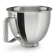 thumbnail image 1 of Cuenco KitchenAid de acero inoxidable pulido de 3,5 L con asa, 1 of 3