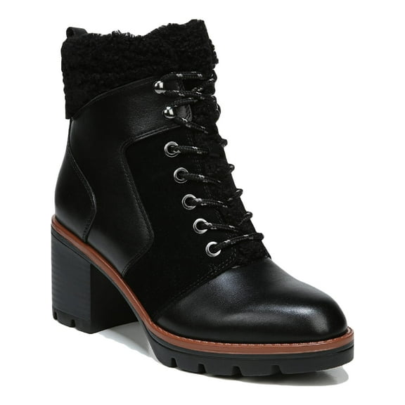 Naturalizer Women's Val Boots Black Oil Suede/Leather 10M
