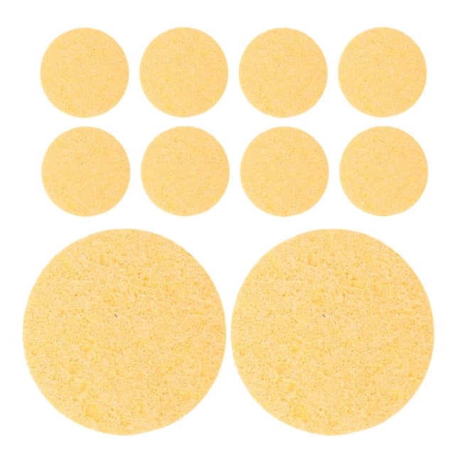 FOMIYES 10Ud Esponjas Naturales Amarillas Para Mantener Humedad En Hábitat De Cangrejos Y Peces