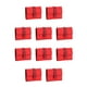 thumbnail image 2 of Sonducket Monedero de cuero para mujer, reemplazo Rectangular, tríptico, Color sólido, elegante, carpeta de fotos, billetera, Notecase, regalo Rojo 10piezas, 2 of 6