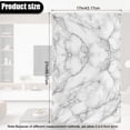 thumbnail image 3 of COEQINE Recliner Headrest Cover PU Leather Chair Headrest Cover Furniture Protector Decorative Head Rest Covers for Recliner/Sofa/Couch/Loveseat, 17x27 Inch, Marble White Gray, 3 of 7