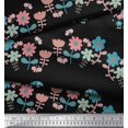 thumbnail image 3 of Soimoi Cotton Duck Fabric Floral,Tree & Owl Kids Print Fabric by Yard 42 Inch Wide, 3 of 3