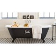 thumbnail image 2 of ViaVinyl Home Interior Decal Collection. Many Words and Sayings for Interior Design, Motivation and Wall Art! (Bath, White), 2 of 3