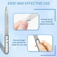 Professional Stainless Steel Nail File, Double Sided for Fingernails
