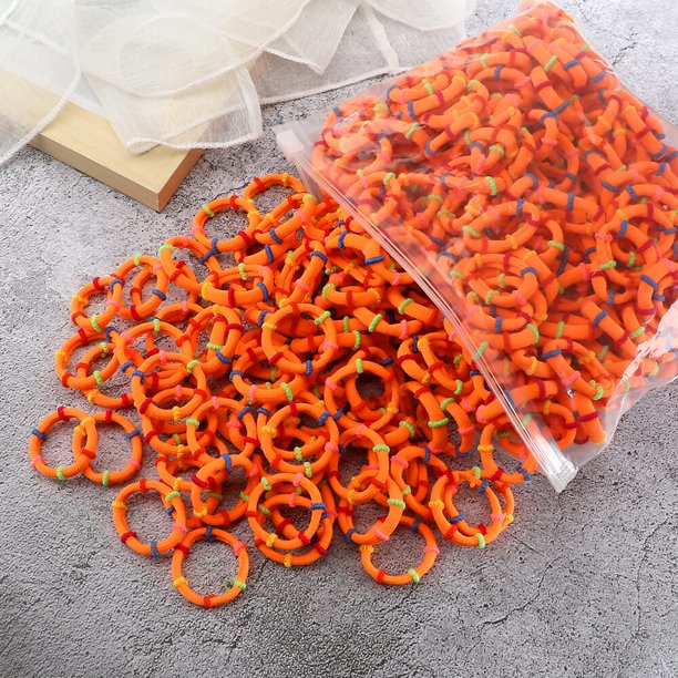 Gomas para el pelo de Color caramelo para niña, cintas elásticas suaves, accesorios para el cabello, 20-100 piezas