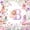 Pink Purple B, variant on Castle Fairy Fairy Garden Letter P Full Size Sheets 4-Piece for Girls,Cartoon Floral Elf Bed Sheets