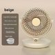 thumbnail image 1 of Desk Air Circulator Electric Fan 360 Auto Rotation Desktop Fan with 3 Speed USB Rechargeable Quiet Fan for Home Office Bedroom, 1 of 5