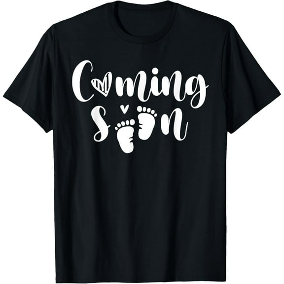 Expecting Mom To Be, Baby Announcement, Coming Soon T-Shirt