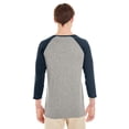 thumbnail image 3 of Jerzees Adult 4.5 oz. TRI-BLEND Baseball Raglan - 601RR, 3 of 4