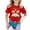 Red, variant on DGQPLPD Girls Crop Tops Girls Casual Island Print T-Shirt Fashion Comfort Fit Top for Beach and Everyday Wear Yellow 8-9 Years