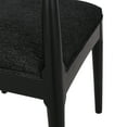 thumbnail image 5 of GDF Studio Derring Contemporary Fabric Upholstered Wood 7 Piece Dining Set, Black Textured Tweed, Black, and Gray, 5 of 11