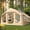300D Oxford-Beige + Skylight, variant on Yoleny 12'x8' Inflatable Tent, 96 SFT Blow Up Tent for Camping, 4 Season Oxford Glamping Tents with Clear Skylight, Pump & Stove Jack