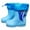 Blue, variant on Yuncity Kids Rain Boots Boys Girls Mid Calf Dinosaur Design Boots Dailywear School Outdoor Play Comfortable Non- Sole Shoes Footwear Blue 2-3 Years