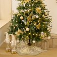 thumbnail image 3 of Falda para árbol de Navidad Valery Madelyn, oro blanco, 120 cm, 3 of 7