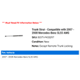 thumbnail image 2 of Trunk Strut - Compatible with 2007 - 2008 Mercedes-Benz SL55 AMG, 2 of 2
