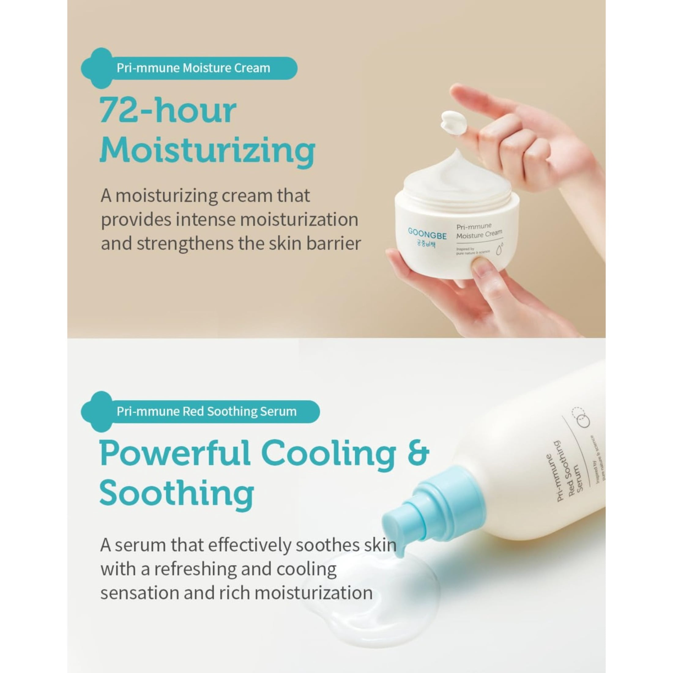GOONGBE Baby Gift Set 4-piece – Complete Bath & Body Care for Babies