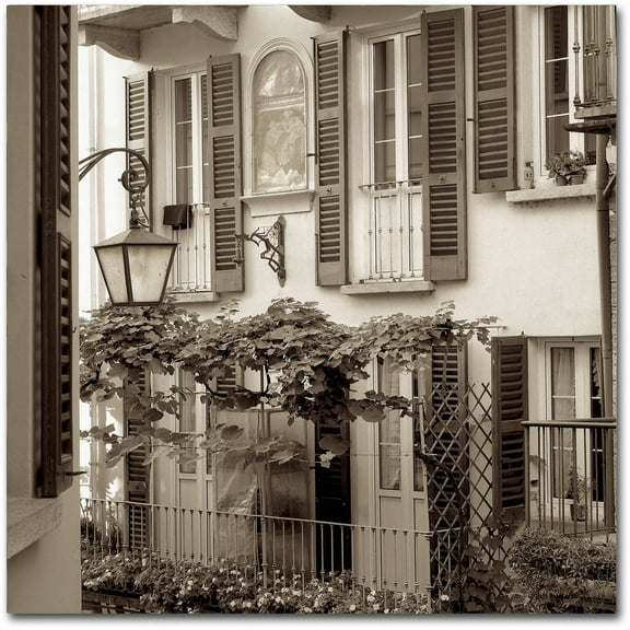 Trademark Fine Art "Bellagio I" Canvas Art by Alan Blaustein