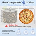 thumbnail image 2 of Lampshades 2 Pack Floral Grain Floral Leaves Texture Flowers Petals Vines 13"x13"x10" Light Shade for Table Lamps Floor Lamp Shades Lampshade Replacement Easy Assembly, 2 of 8