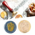 thumbnail image 4 of Cuadros Decorativos Cabeza redonda de latón con sello de cera antiguo de carácter Potter para sellos de bricolaje (HL 20) DQrwqpou Nuevos Originales, 4 of 9
