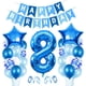 thumbnail image 1 of Banderines de feliz cumpleaños, globos de fiesta azules, confeti, globos de látex, decoraciones de cumpleaños, 1 of 5