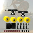thumbnail image 4 of Skateboard Trucks Ruedas de 51 mm Perfecl Conjunto Amarillo, 4 of 8