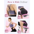 thumbnail image 2 of Sportsroyals Pink Squat Machine for Home,Rodeo Core Exercise Machine,330lbs Foldable,Adjustable 4 Resistance Bands,Ride & Rowing Machine for Botty Glutes Butt Thighs,Ab Back/Leg Press Hip Thrust…, 2 of 8