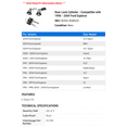thumbnail image 2 of Door Lock Cylinder - Compatible with 1996 - 2004 Ford Explorer 1997 1998 1999 2000 2001 2002 2003, 2 of 2
