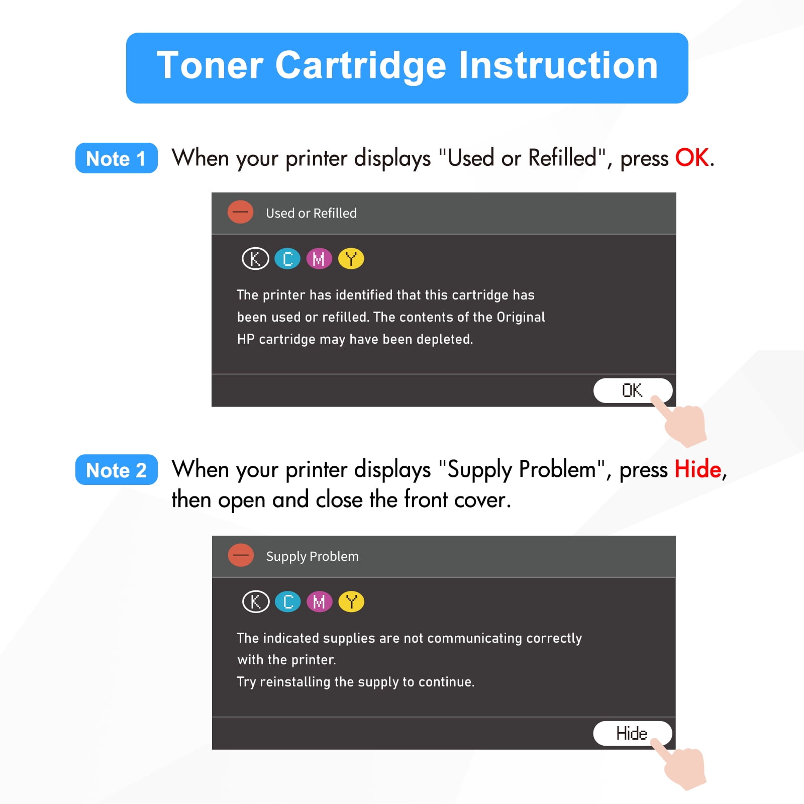 218A Toner Cartridges No-Chip 4 Pack 3301fdw Compatible for 218A W2180A 218X W2180X Color Laserjet Pro MFP 3301fdw Pro 3201dw MFP 3301cdw MFP 3301sdw Printer Ink Black Cyan Yellow Magenta