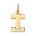 thumbnail image 4 of Diamond2Deal 10K Yellow Gold Block Initial I Charm Pendant for Women (L- 0.71 inch, W- 0.48 inch), 4 of 6
