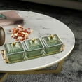 thumbnail image 2 of Nordic Style Divided Dishes Square for Reception Room Coffee Salad Dishes Shop Bread 3 Grids, 2 of 9