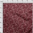 thumbnail image 3 of oneOone Tissu Tabby en Soie Rouge Abstrait pour Robe Tissu Imprimé au Mètre 42 Pouces de Large, 3 of 4