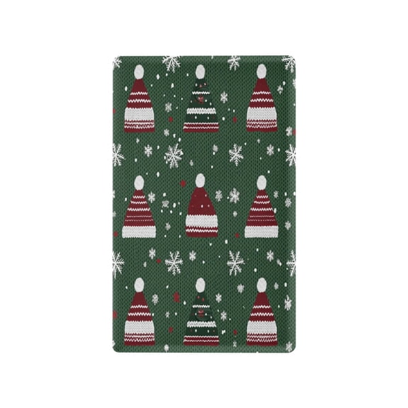 Yayeee Blank Wall Plate Cover 1-Gang 4.5"x2.7" Home Unused Decorative Outlet, Christmas Hats
