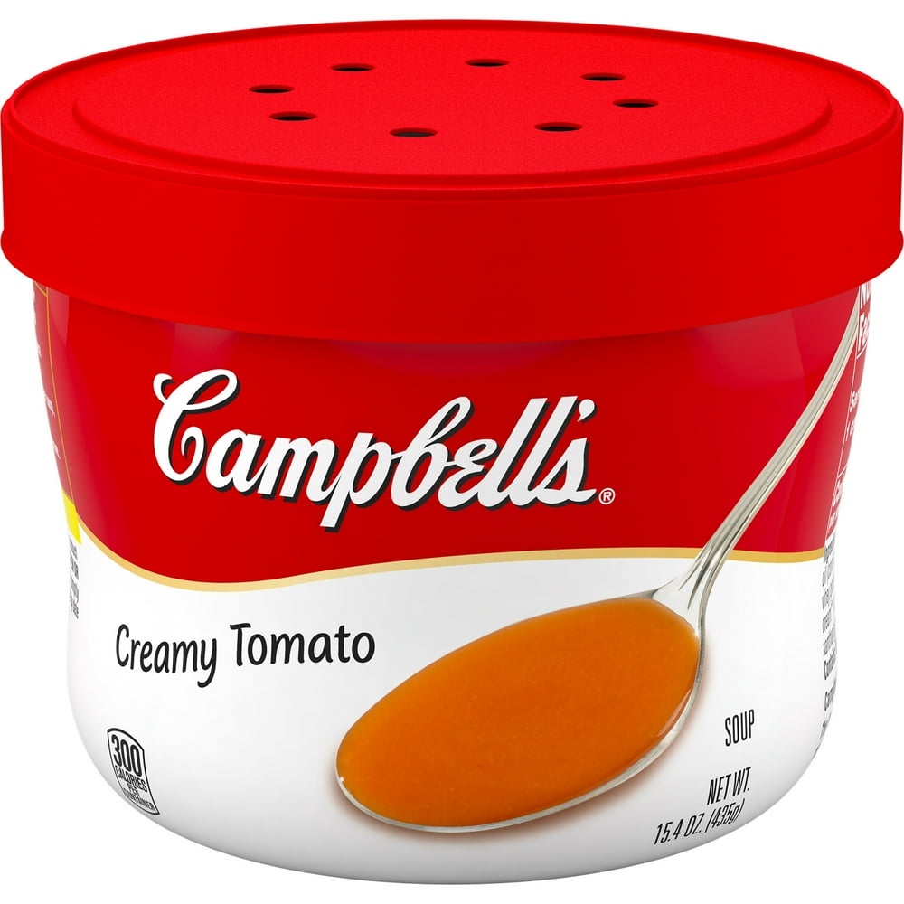 Campbell's Creamy Tomato Soup Microwavable Bowl, 15.4 oz.