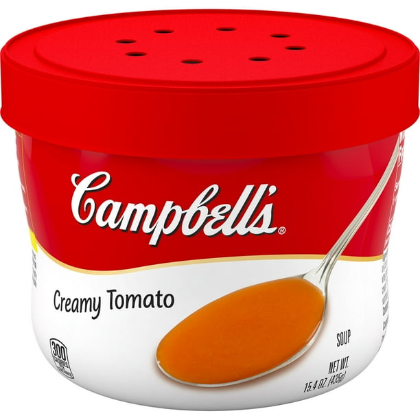 Campbell's Creamy Tomato Soup Microwavable Bowl, 15.4 oz.