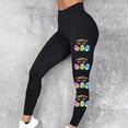 thumbnail image 5 of AherBiu Yoga Leggings for Women High Waisted Easter Printed Slim Athletic Workout Bottom Legging Pants, 5 of 5