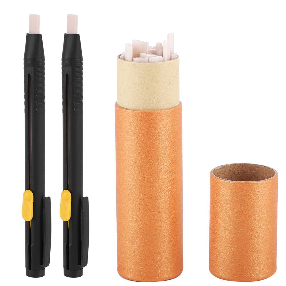 Sonew Leather Fabric Marker,2pcs Pen Holder 20 Wax Refill Auto