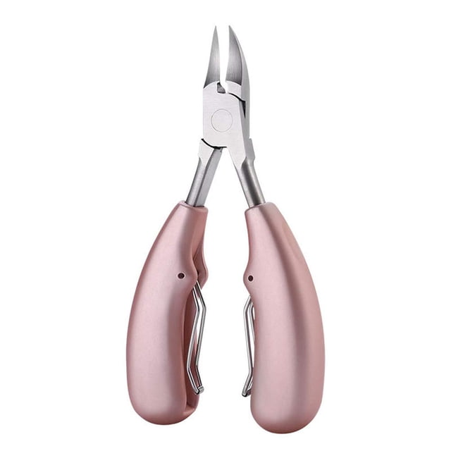 Cortaúñas para uñas encarnadas o gruesas. Cuchillas afiladas de acero inoxidable de grado quirúrgico con mangos ergonómicos suaves para un agarre fácil. El mejor cortaúñas y herramienta de pedicura.