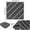 Grey + Polypropylene + Polypropylene#841, variant on 44 Packs Plastic Interlocking Decking Tiles, 12x12 inch Waterproof Terrace Tiles for All-Weather Backyard Pool Decking, Dark Gray