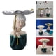 thumbnail image 5 of Estatuil de Mujer Nórdica, Bandeja de Tocador, Organizador de Almacenamiento, Artículos Diversos, Perfume, Pendientes de Maquilje, Artículos Cosmé Verde Sunnimix Bandeja de tocador, 5 of 8