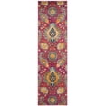 thumbnail image 4 of SAFAVIEH Madison Hope Floral Paisley Runner Rug, Fuchsia/Gold, 2'3" x 12', 4 of 7