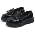thumbnail image 3 of Girls shoes| Classic Formal Shoes for Kids with Round Toe & Decorative Knot, 3 of 7