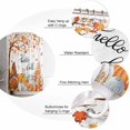 thumbnail image 6 of Fall Shower Curtain Autumn Pumpkin Gnome Thanksgiving Shower Curtains for Bathroom Hello Fall Maple Leaf Bath Curtains Sets with Hooks for Autumn Thanksgiving Seasonal Decor Fabric Extra Long 72x84, 6 of 6