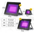 thumbnail image 4 of Luz negra UV LED Everbeam 365 nm 100 W, IP66, resistente al agua, 4 of 6