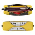 thumbnail image 2 of Easygdp Smiling With Sunglasses para Estuche de Lápices de Cuero, Estuche de Papelería de Cuero, Estuche de Gran Capacidad con Cremallera, 2 of 7