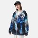 thumbnail image 3 of Balery Futuristic Blue Light White Tiger Sudadera ligera de manga larga con capucha y protección solar UPF 50+ para hombre y mujer, ideal para pesca y running-X-Large, 3 of 7