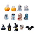 thumbnail image 4 of Mini Halloween Fantasma Calabaza Figuras Decoración Del Hogar Micro Paisaje Pequeños Adornos Resina C8B1, 4 of 4